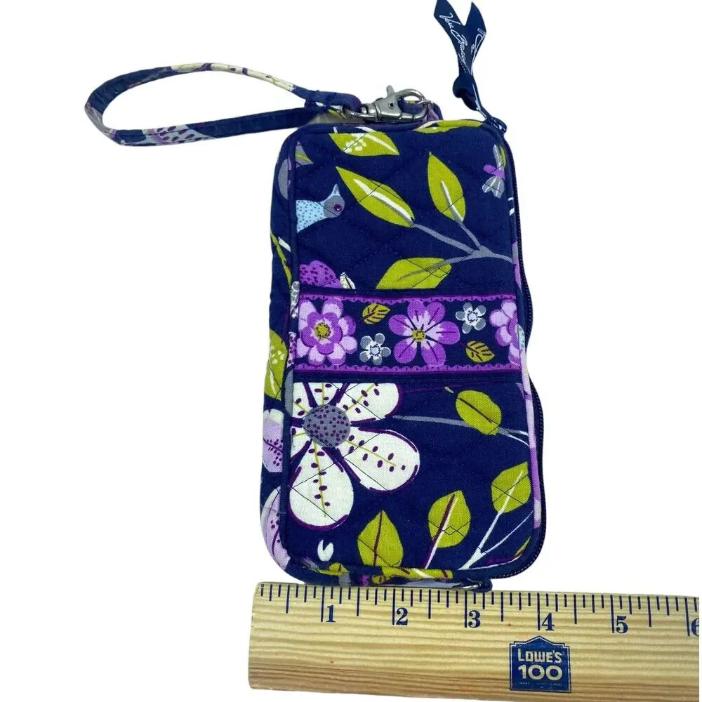 VERA BRADLEY Turn Lock Wallet Flutterby Pattern & Floral Nightingale Pouch - Picture 9 of 13
